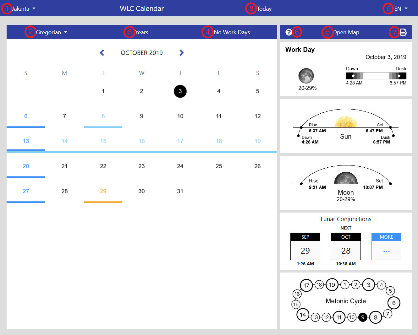 Desktop Calendar App