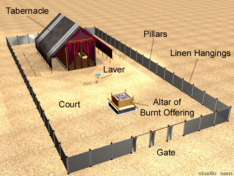 hebrew tabernacle / sanctuary in the wilderness