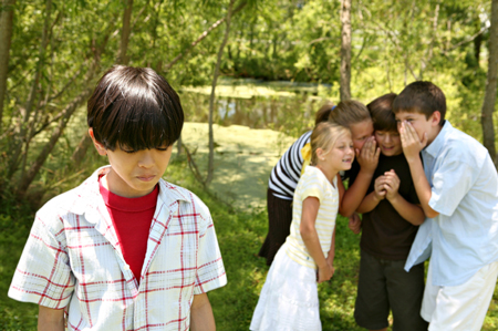 young boy being made fun of