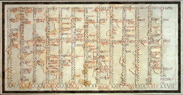 juliansk kalender från 1:a århundradet med 8-dagarsvecka