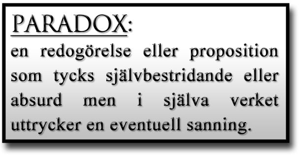 "Paradox" definition