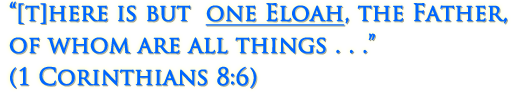 1 Corinthians 8:6