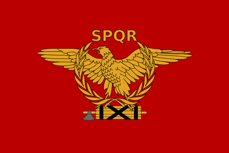 Bandeira da Roma Pagã – SPQR
