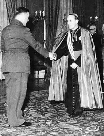 Archbishop Alois Stepinac meets with Ante Pavelić