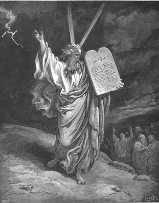 Moses with Ten Commandments