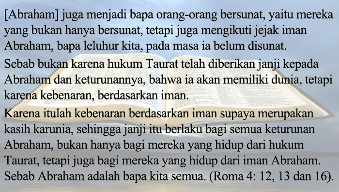 Romans 4:12, 13 & 16