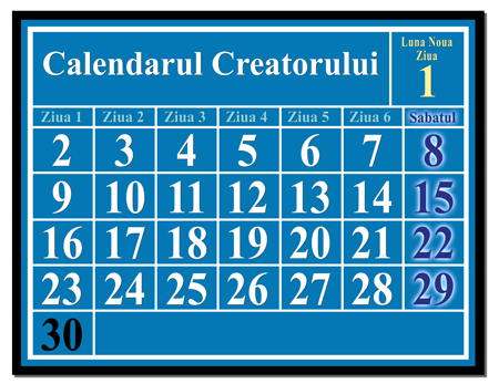 Creator's Luni-Solar Calendar
