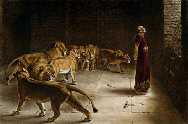 Daniel in the Lion's Den, Briton Rivière (1890)