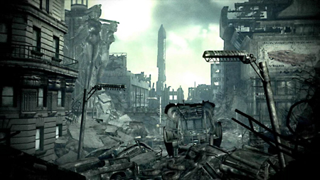 broken down city