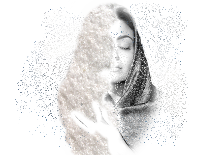 Lot's wife turning into a pillar of salt