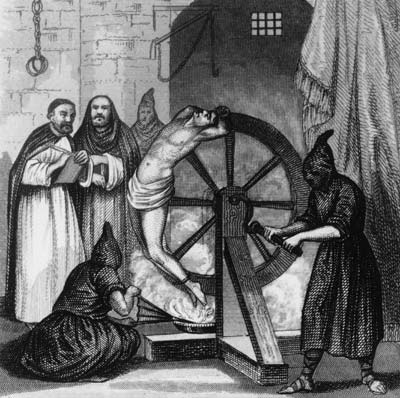 Papal Inquisition Torture Wheel