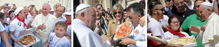 pope and pizza