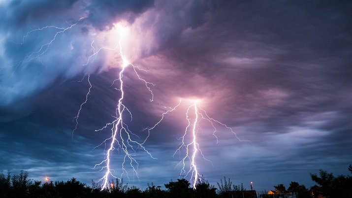 lightning storm