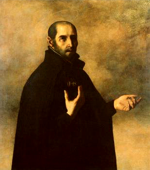 Ignatius Loyola - Jesuit Founder - by Francisco Zurbaran