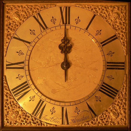 clock showing midnight