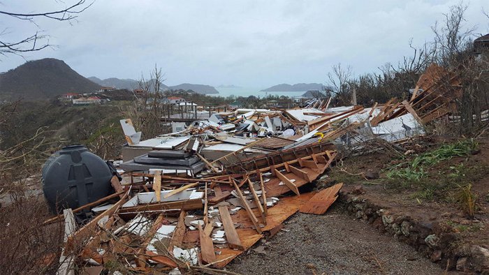 St. Barts efter orkanen Irma