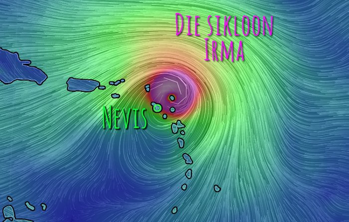 Hurricane Irma and Nevis