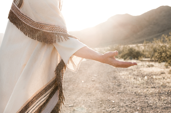 christ reaching for you to help