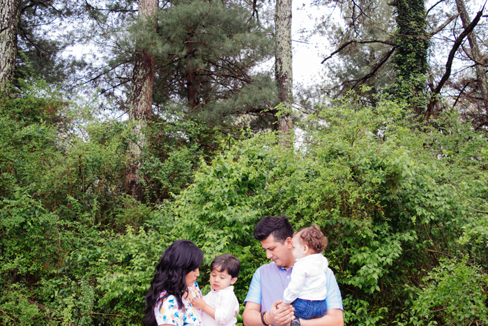 culte en famille dans la nature