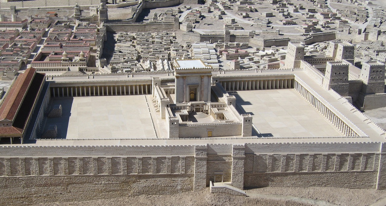 o machetă a Ierusalimului antic