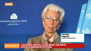 President of the European Central Bank, Christine Lagarde, announces the launch of the EU\'s central bank digital currency (CBDC)—the digital euro—which will enable unelected technocrats at the ECB to program how, when, where, on what, and by whom it can b