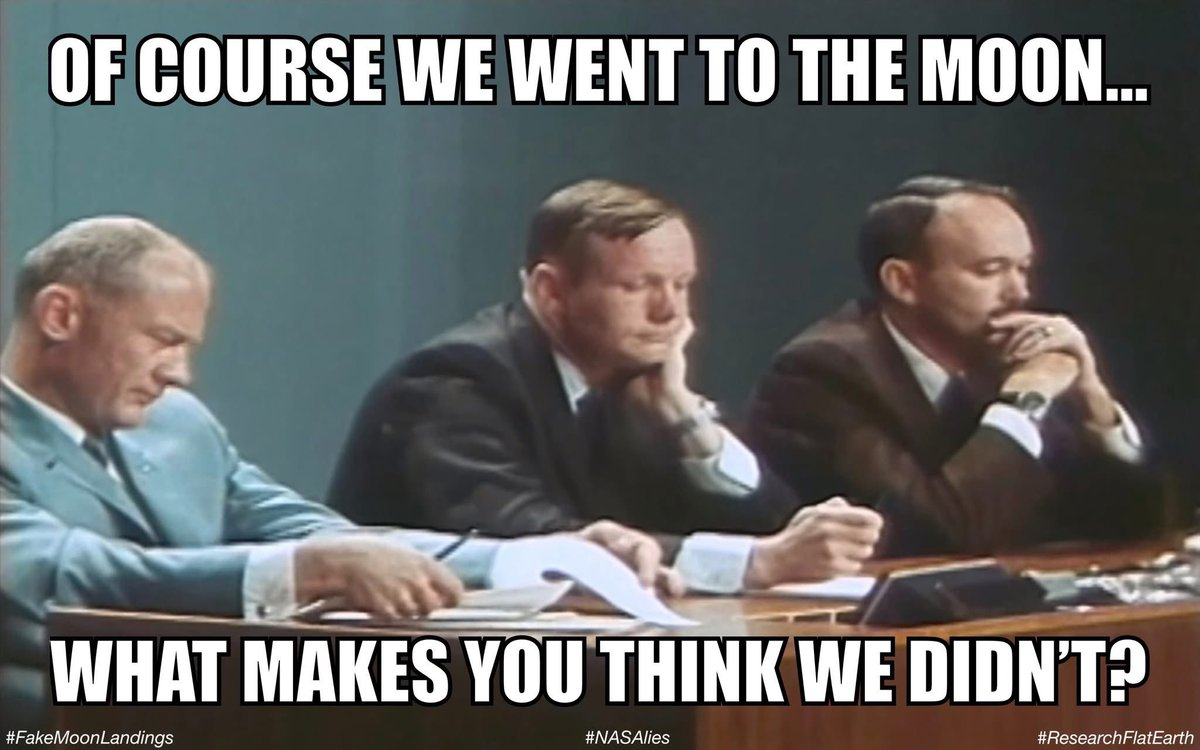 Of course, we went to the Moon. Just look at our excitement for this historic achievement. 