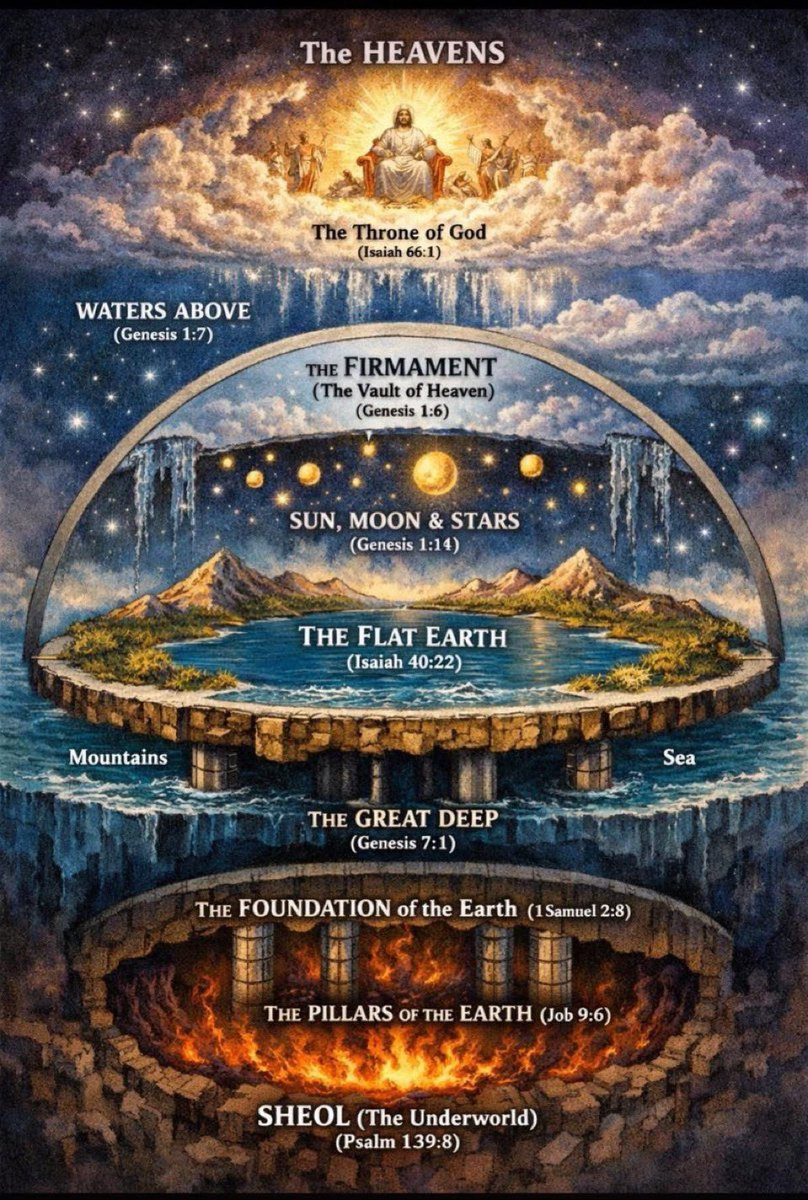 AI was asked to create the true cosmology using only biblical references with no NASA input. This is what was created!