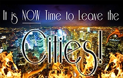 It is NOW Time to Leave the Cities!