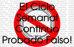 El Ciclo Semanal Continuo Probado Falso