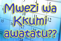 Mwezi wa Kkumi awatatu?? Bunkutwe bwa Bulemu mu Kkalenda litobezya Mwezi Azuba