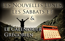 Les Nouvelles Lunes, les Sabbats et le Calendrier Grégorien