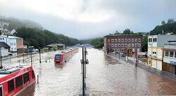 Floods close rail lines in Europe for months or longer