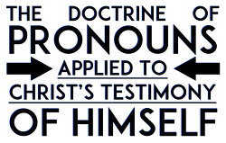 the-doctrine-of-pronouns-applied-to-christs-testimony-of-himself