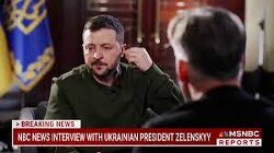 Zelensky is visibly high as hell on MSNBC…How much longer are we going to let this clown show go on? 