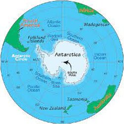 Antarctica is not a continent on the bottom of a ball!