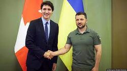 Justin Trudeau announced that Canada will provide $3 billion in financial & military aid to support Ukraine. Meanwhile, 2 million Canadians eat at a food bank each month.