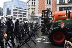 Meanwhile, in Belgium…Farmers Spray Police with Manure. 