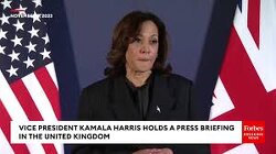 This is how Kamala Harris reacted when asked about bombing refugee camps and mass mürdering innocents in Gaza…