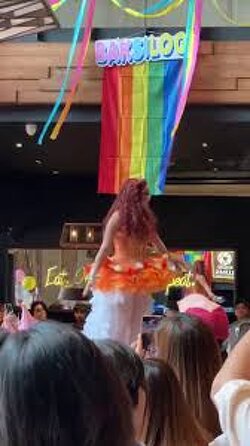 Drag Queen imitates Women’s menstruation with wine & is cheered in celebration. Western Society is doomed.