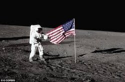 Slightly sped up official NASA Footage of US Astronauts planting the American Flag on the Moon will make you laugh & smile. Almost everyone grew up trusting this garbage.