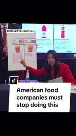 American food companies are making a fool out of us. They are knowingly poisoning us. It’s time for this to stop. Our movement is growing like I have never seen before. It's going to be historic! This is a clip from my Senate testimony in Washington DC yesterday.