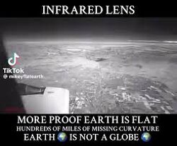 Infrared lens proves the earth is not a globe. Hundreds of miles of missing curvature.