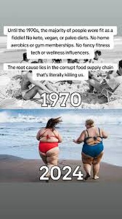 Until the 1970s, the majority of people were fit as a fiddle! No keto, vegan, or paleo diets. No home aerobics or gym memberships. No fancy fitness tech or wellness influencers.  The root cause lies in the corrupt food supply chain that's literally kiIIing us.