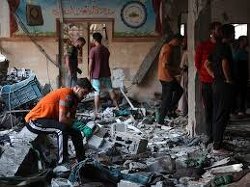 Dozen or Palestinian children were killed after the demonic state of Israel bombed another school.