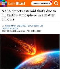 More NASA fear porn to control the sheep, as is always the case, it never happened.