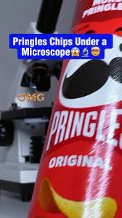 Will you continue to eat Pringles after seeing them magnified 1000x under the microscope?