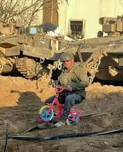 When they celebrate the slaughter of over 18,000 babies and children, take their toys as trophies and upload the pictures on their social media.