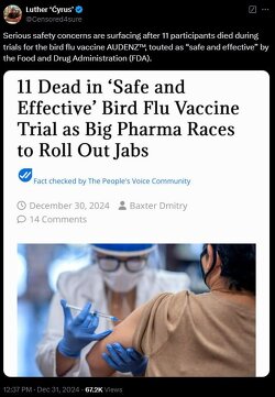 Are you planning to take the Bird Flu jab? Read this before you do.