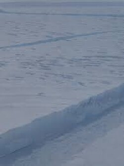 The Ice wall filmed by Admiral Byrd during his expedition before the lies began.