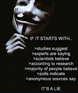 If it starts with…It’s a lie.